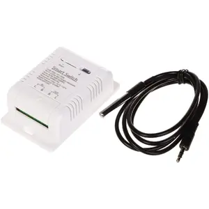 Wi‑Fi wall switch Atlo ATLO-TS1-TUYA with temperature measurement, Tuya-compatible