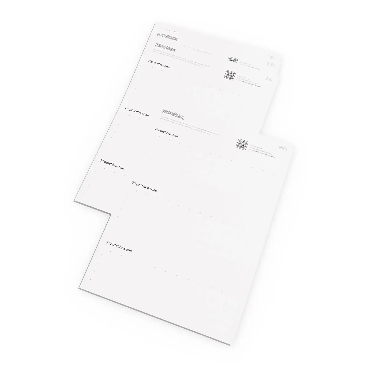 Patchbox PONEIDLABEL paper labels for patch panels Photo 3