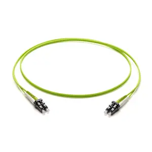 Fibre optic duplex cable Corning InfiniBand OM5 1 m LC–LC lime