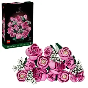 LEGO botanical set 10374 Pink Rose Bouquet — 789 pieces, height 320 mm, age 18+