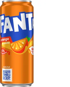 Carbonated drink Fanta Orange can 0.33 L (deposit)