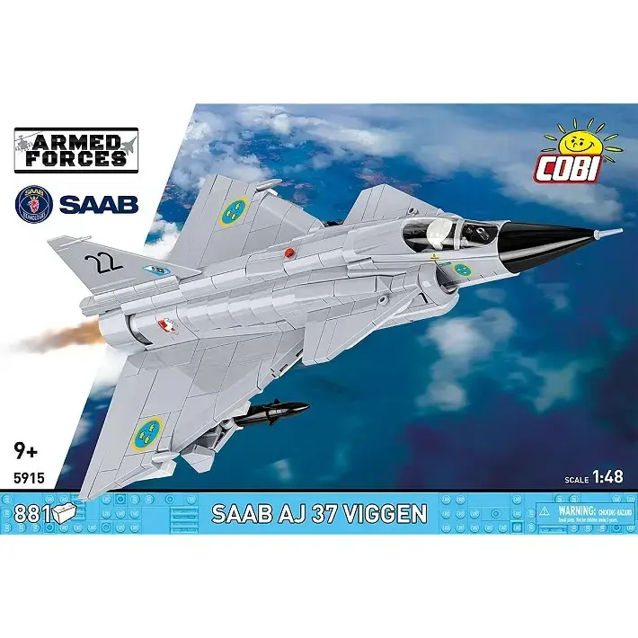 Cobi Blocks Saab AJ 37 Viggen — 881 elements Photo 8