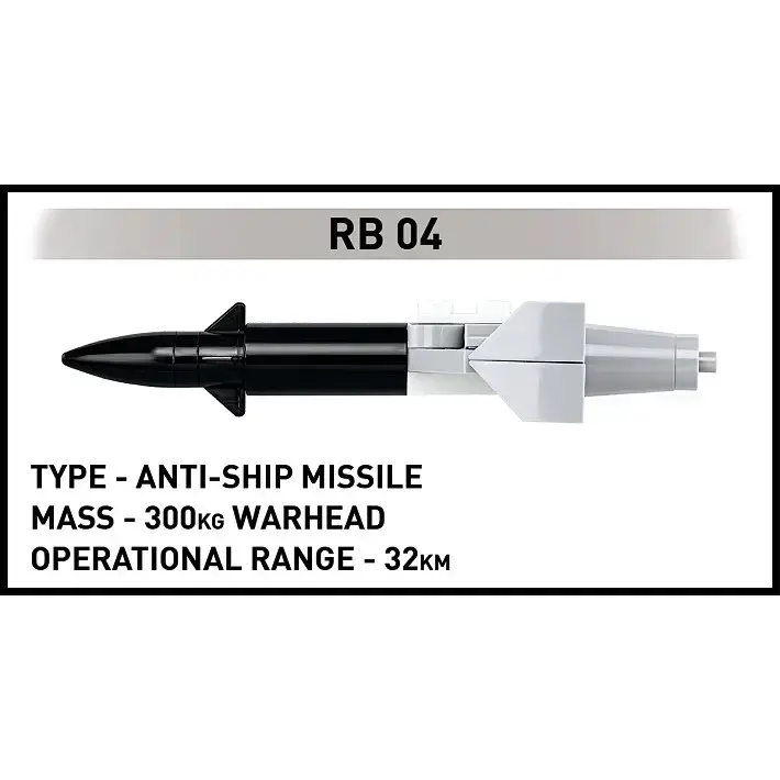 Cobi Blocks Saab AJ 37 Viggen — 881 elements Photo 14