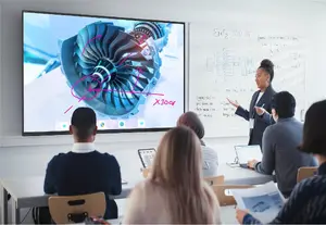 Interactive 65" AVOCOR AVS-6510E S Series LED-backlit LCD touch display — Android, 4K UHD 3840×2160
