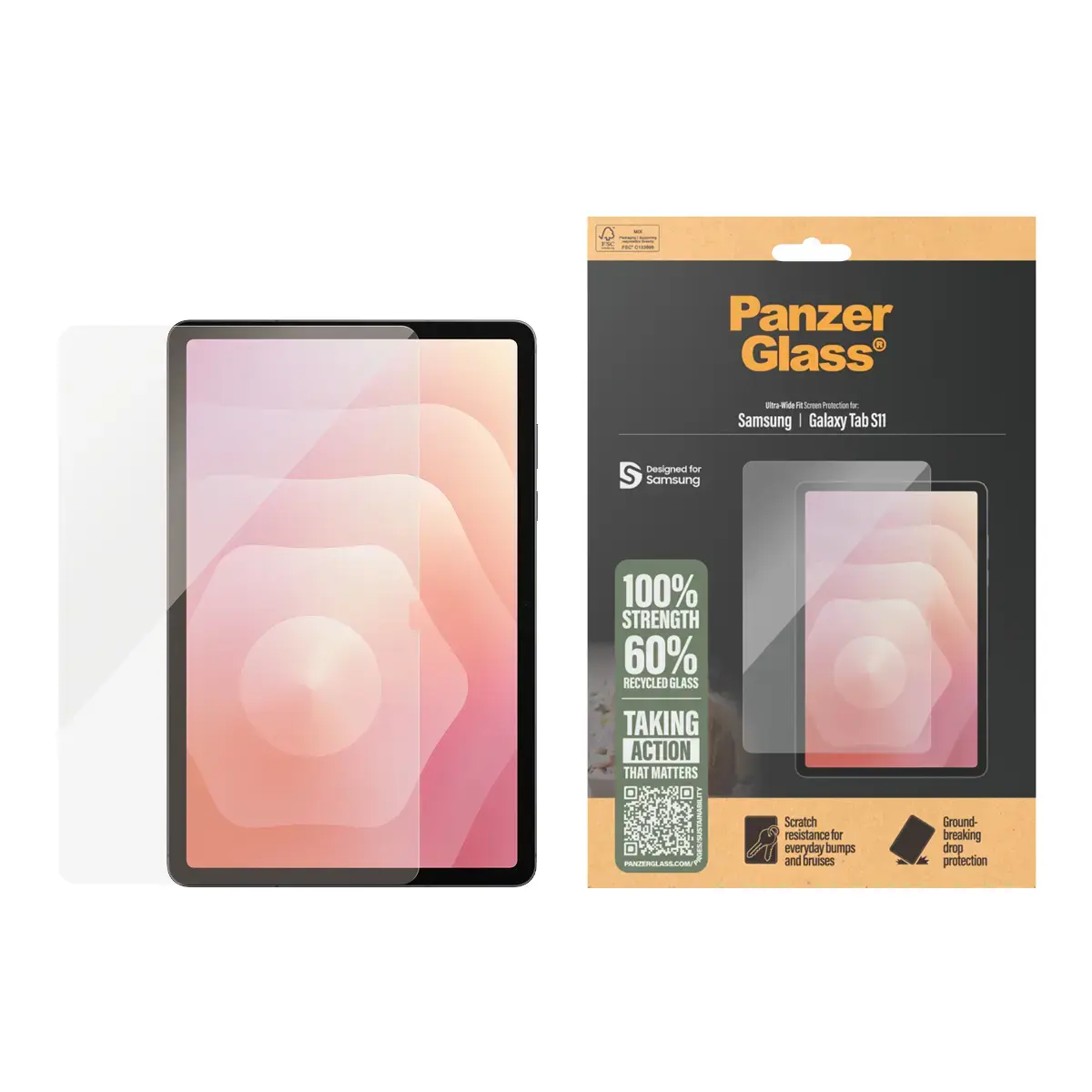 PanzerGlass защитное стекло — Samsung Galaxy Tab S11 Photo 2