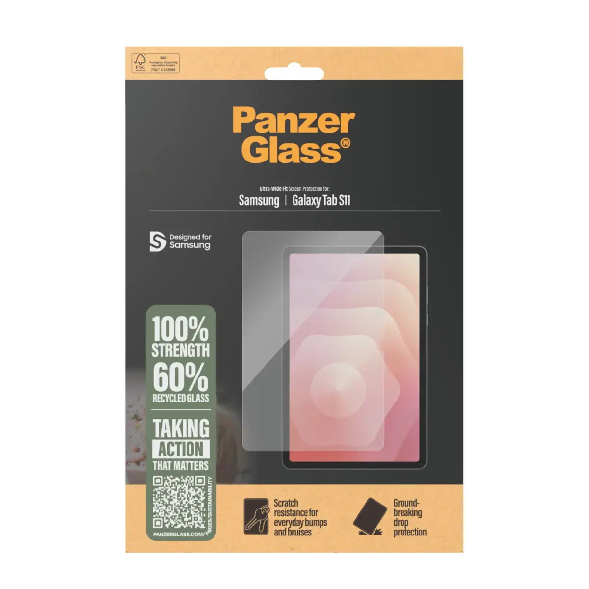PanzerGlass защитное стекло — Samsung Galaxy Tab S11 Photo 3