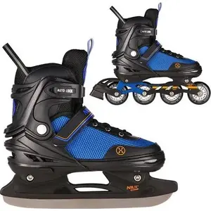 Roller skates Triton NH18188A 2-in-1 black-orange size L (39–43) with interchangeable ice skate blade Nils Extreme
