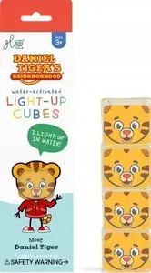 Glo Pals sensorās ūdenī spīdīgas kastes Daniel Tiger, komplekts 4 gab. - Glo Pals