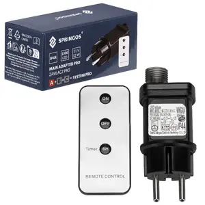 Блок питания для LED Springos CL1242 PRO — профессиональный с таймером и пультом