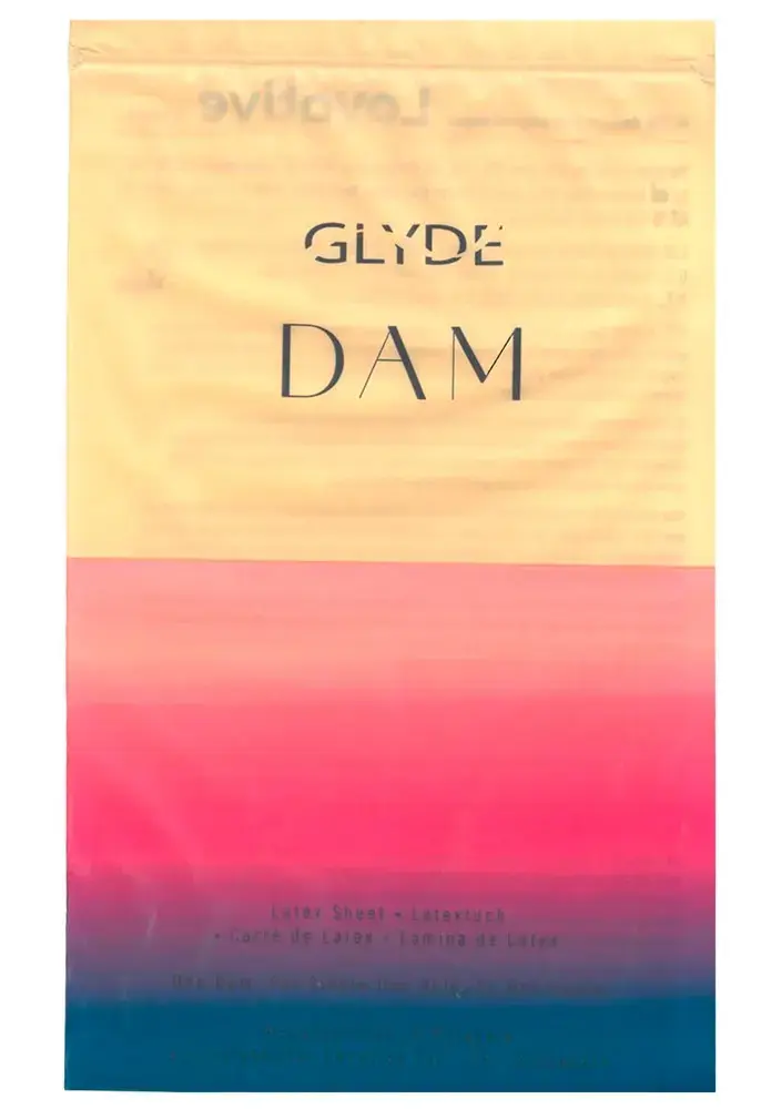 Dental dam GLYDE Dams Vanilla 4 – vegan latex 25x15 cm Photo 3