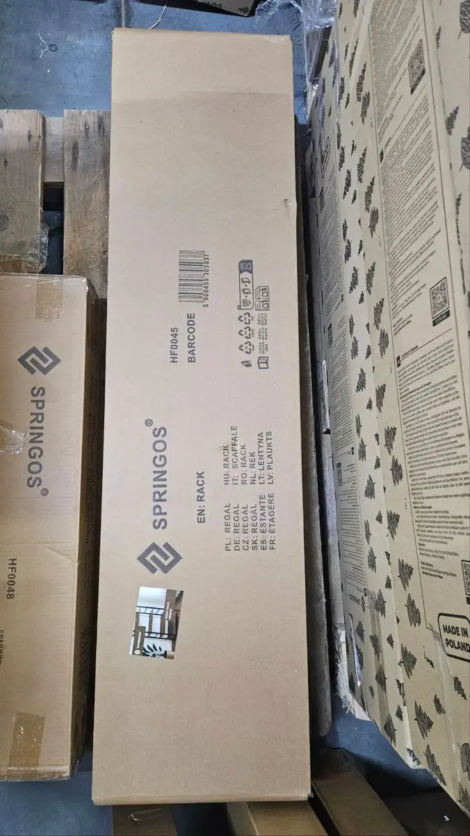 Стеллаж Springos HF0045, 124×60×28 см Photo 8