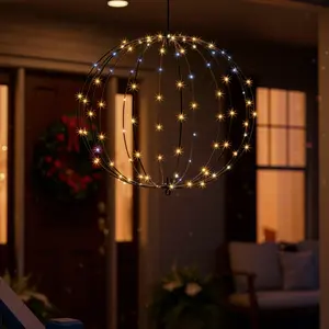 LED light sphere Springos CL1235 — 112 LEDs, warm white