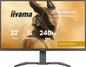 Игровой монитор iyama G-MASTER GB3295QSU-B1 31.5 Дюйм Quad HD 2560 x 1440 VA LED 240Hz 0.4ms Встроенные динамики USB-хаб VESA Черный