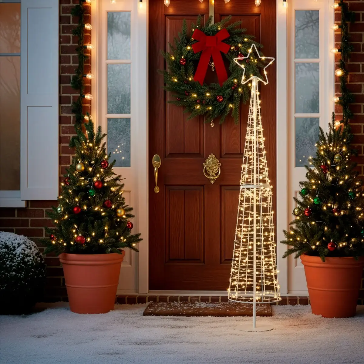LED Christmas Tree 250 LEDs 100 cm Springos CL1237 Photo 5