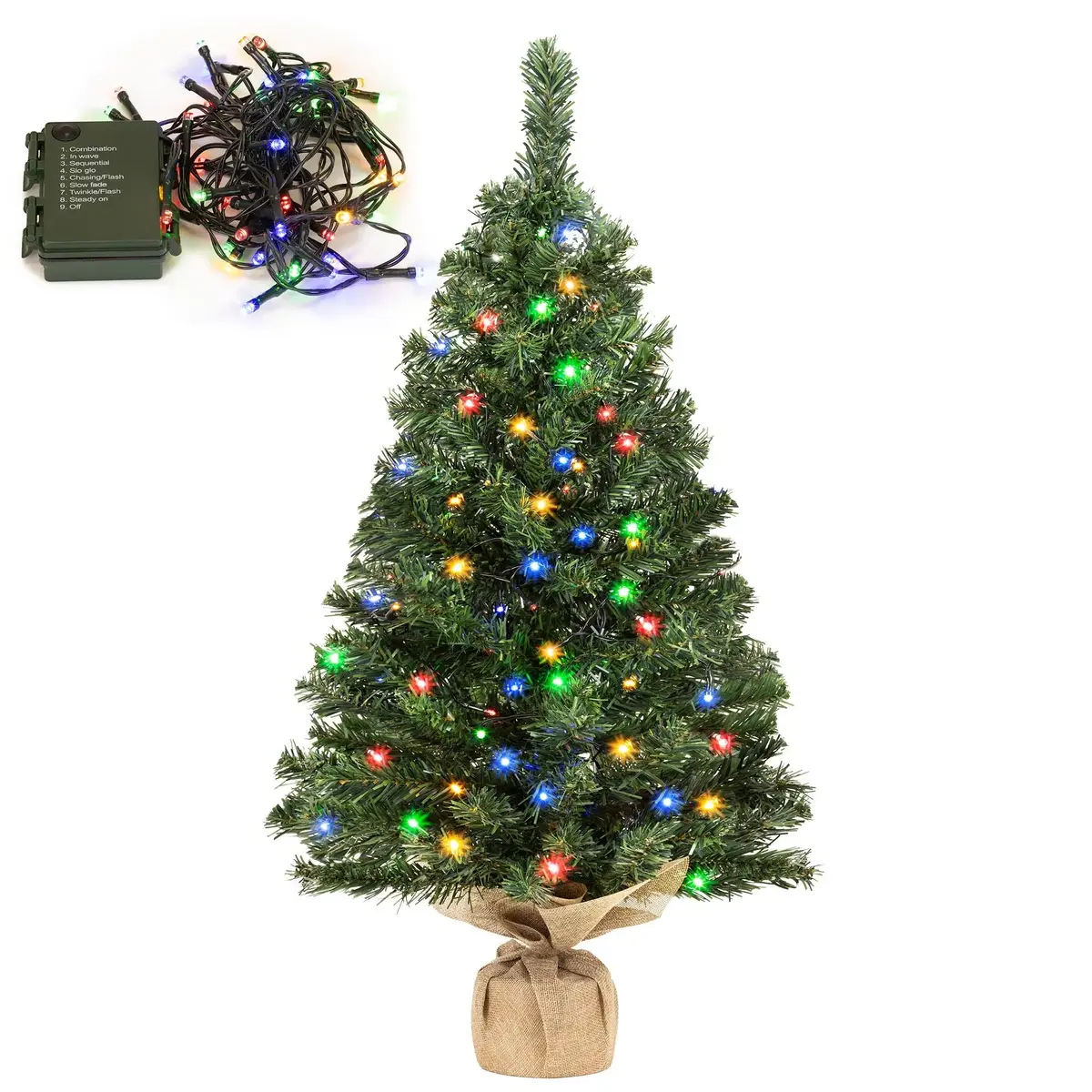 LED Christmas tree 90 cm Springos CA1549 Photo 4