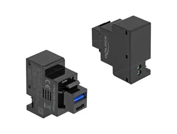 DELOCK Keystone модуль 41482 USB‑C и USB‑A Photo 2