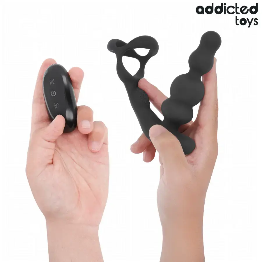 Массажёр простаты addicted toys вращающийся с пультом Photo 2