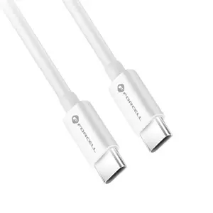 Кабель USB‑C — USB‑C FORCELL F‑Energy QC4.0 PD 5A 100W 3 м — белый
