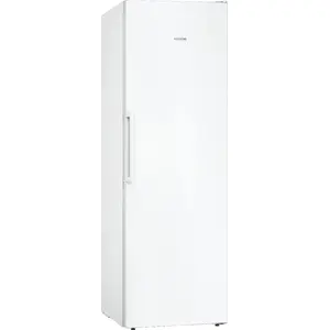 Brīvstāvošs ledusskapis Siemens GS36NVWEV iQ300, 242 L, No Frost, energoefektivitāte E, SN‑T, ar labo eņģi, balts