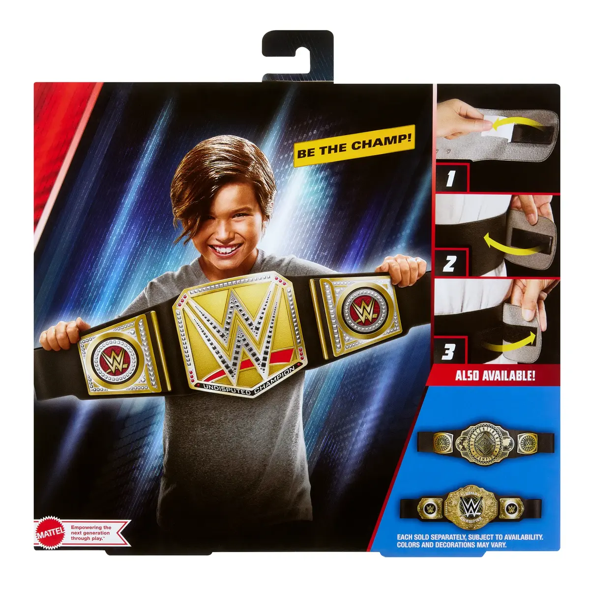 MATTEL WWE Championship Title belt — Undisputed Universal Photo 6
