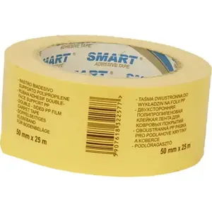 Divpusēja līmlente paklājiem Smart 38 mm x 0,5 m — Smart
