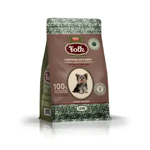 Sausais suņu barības Folk Staropolska uczta mięsna ar trusi, jēru un cīruli — 1.6 kg, maziem pieaugušiem suņiem, proteīns 26%, tauki 15%