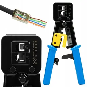 Crimping tool for pass-through RJ45 connectors MONTIS MT178