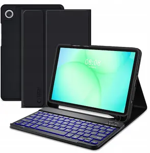Keyboard case 4kom.pl TECH-PROTECT SC PEN + KEYBOARD for Samsung Galaxy Tab A9+/A11+ 11.0 (models X210/X215/X216/X230/X235/X236) — Black