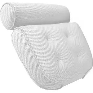 Bath Pillow Aptel AG32H 32×36×8 cm white – bathing support cushion