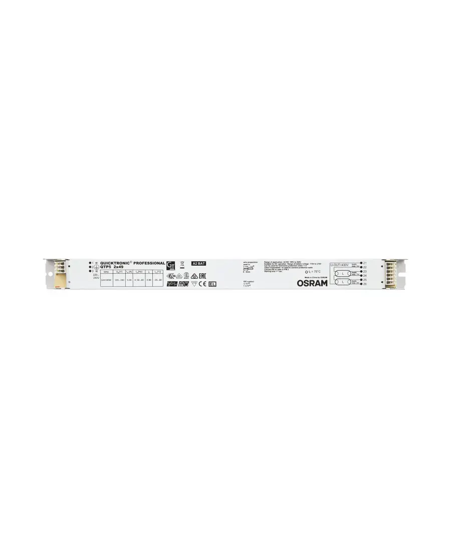Osram QTP5 2X49 elektroniskais ballasts/driveris Photo 2
