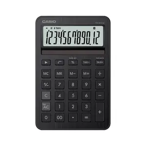 Desktop calculator CASIO MS-200DQ — Basic, 12-digit, battery/solar, tax & profit functions, black