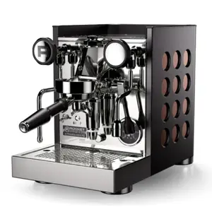Kafijas automāts espresso ROCKET Appartamento TCA — pusautomātiska, ūdens tvertne 1,8 l, 1200 W, malta kafija, nerūsējošais tērauds/varš/melns
