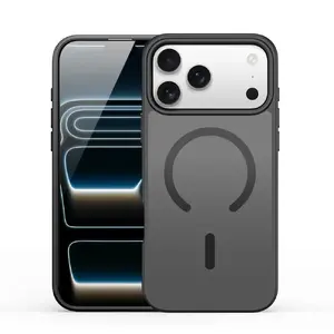 Protective phone case dux ducis for Apple iPhone 17 Pro — PC+TPU construction, MagSafe compatible, Black