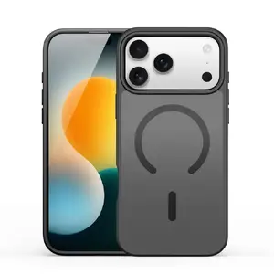 Protective phone case dux ducis for Apple iPhone 17 Pro Max — PC+TPU construction, MagSafe compatible, Black