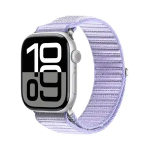 Нейлоновый ремешок с липучкой для Apple Watch 38/40/41/42 мм — dux ducis, фиолетовый
