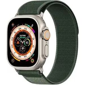 Ремешок dux ducis Sport на липучке для Apple Watch 42/44/45/46/49 мм зелёный