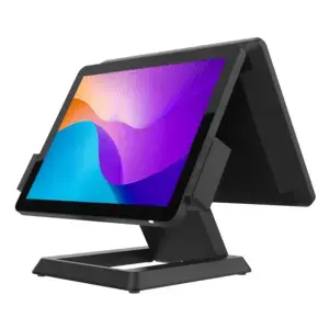 POS terminālis HISTONE HERO II HK578 15" (38,1 cm) — Intel Celeron J, SSD, USB, poweredUSB, RS232, Ethernet, USB 5.0, tumši pelēks