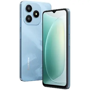 Смартфон BLACKVIEW WAVE 9C 6.56" HD IPS 720x1612 4+64GB SC9863A Octa Core 1.6GHz 8MP/13MP Распознавание лица 5000mAh Без зарядного Android 15 Ripple Blue
