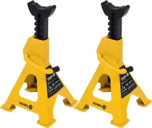 Vorel car support stands 3 t capacity, height 280–420 mm, set of 2 (80308)