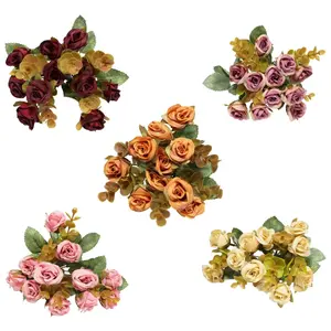 Artificial flower bouquet ArtFlow — assorted styles, decorative faux flowers for home and events