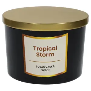 Sojas vaska svece 400 g ArtFlow Tropical Storm — aromāta svece 400 g