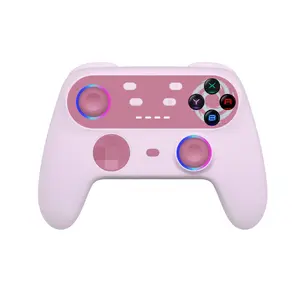 Džojstiks Oniverse Walli Candy Pink — bezvadu Bluetooth kontrolieris Nintendo Switch/PC/Mobile, 600 mAh akumulators, 8 m darbības rādiuss, D-pad, Home poga