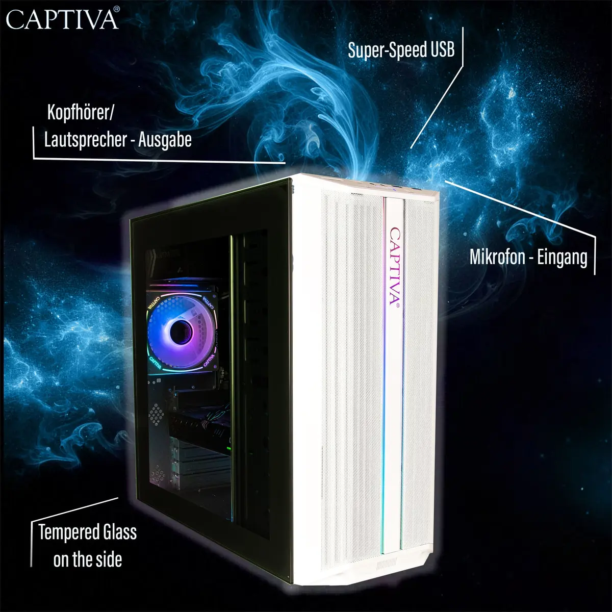 Captiva 98645 galddators Intel Core i5 RTX 5060 Photo 6