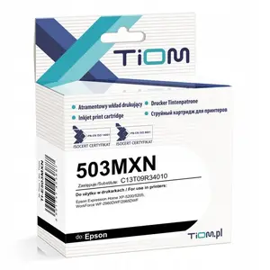 Картридж Tiom TI-E503MXN для Epson 503MXN, пурпурный (magenta), 14 мл, ≈470 страниц