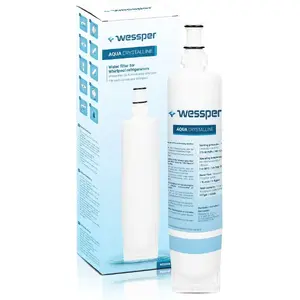 Water filter cartridge wessper Wessper Aqua Crystalline WES046 for Whirlpool refrigerators, replacement cartridge
