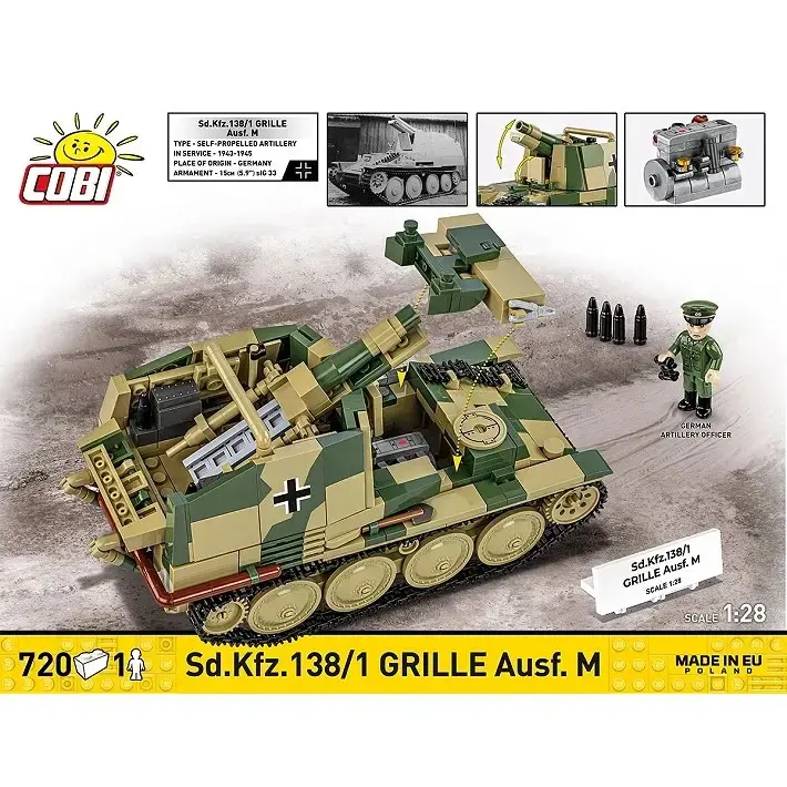 Cobi SD.KFZ.138/1 Grille konstruktors Photo 3