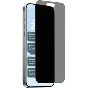 Закалённое приватное защитное стекло PURO для iPhone 17 / iPhone 17 Pro / iPhone 16