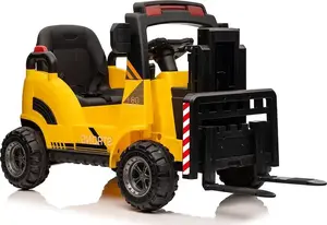 Elektriskais bērnu iekrāvējs Lean Cars WH101 ar akumulatoru, dzeltens