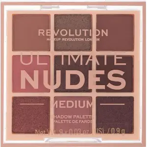 Палетка теней Makeup Revolution Ultimate Nudes 8,1 г — Medium (средние оттенки)