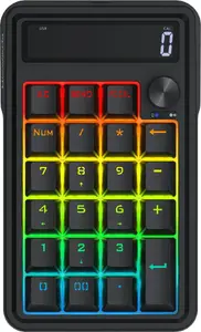 Mehāniskā klaviatūra REDRAGON K733-RGB-WL — bezvadu, RGB, kompakta